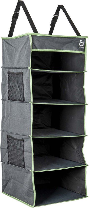 Bo-Camp Organizer - 5 Compartments - Anthracite