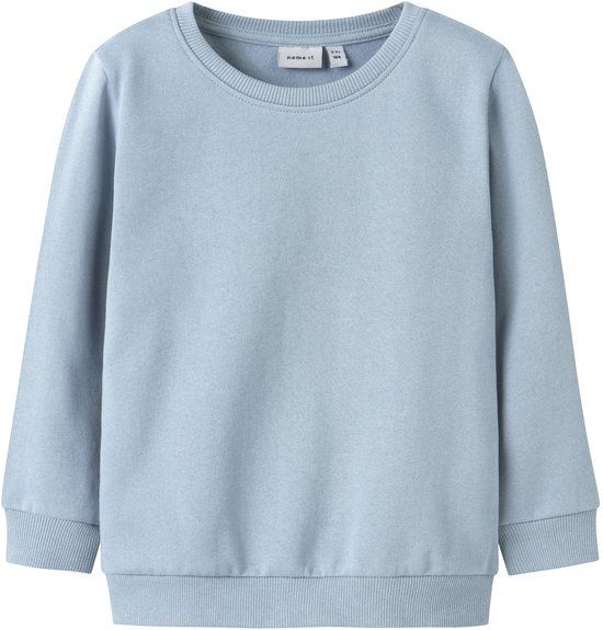 NAME IT NMNSELI LS SWE BRU NOOS Unisex Sweater Maat 116 Dusty Blue