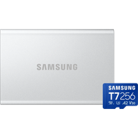 Samsung T7 Resurrected Portable SSD 4TB + Samsung MicroSDXC T7 256GB 170MB/s