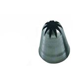 Silikomart 43.322.99.0000 BC321 - CLOSE STAR STAINLESS STEEL TIPS VOOR PIPING BAG ø3 MM