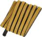 KOTARBAU® Kachelband, Kachelkoord, 12 x 4 mm, Ovenafdichtband, 2,5 m, Haardafdichting, Glasvezel, Zwart, Zelfklevende Glasvezel Touw, Hittebestendig Vuurvaste Deurpakking
