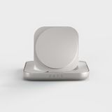 Zens Magnetic Nightstand Charger 1× Qi2 15 W MagSafe Apple StandBy draadloze lader iPhone Wit