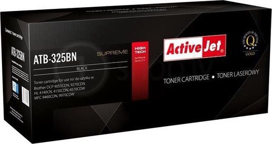 Brother Activejet Toner ATB-325BN (vervanging Brother TN-325BK; Supreme; 4000 pagina's; Zwart)