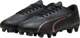 PUMA ULTRA PLAY FG/AG Men's Sports Shoes - Black-Copper Rose - Size 42.5