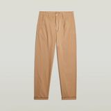 G-Star Pleated Chino Relaxed Tapered Heren Joggingbroek Katoen/Linnen Lion GD 34/36