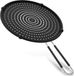 Spatbescherming voor braadpan 28 cm siliconen ovenbestendig - Noir