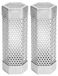 Tuyaux pour barbecue à pellets - Lot de 2 - Tuyaux d'évacuation froids et chauds - 6 pouces - Tuyaux d'évacuation en acier inoxydable - Adaptés à tous les barbecues - Argent