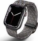 Uniq Aspen Designer Edition Braided bandje - Apple Watch 42/44/45/49mm - Pebble Grey