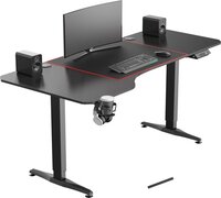 VDD Gaming Bureau zit sta elektrisch in hoogte verstelbaar - game bureau - 160 x 75 cm