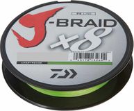 Daiwa J-Braid X8 - Chartreusse - Dyneema - 0.18mm - 300m - Geel
