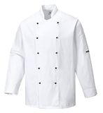Portwest Somerset Koksjas C834 - Wit - XXL