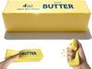 Butter Squishy Butter Squeeze Toy - Jouet anti-stress jaune et rose (2 pièces)