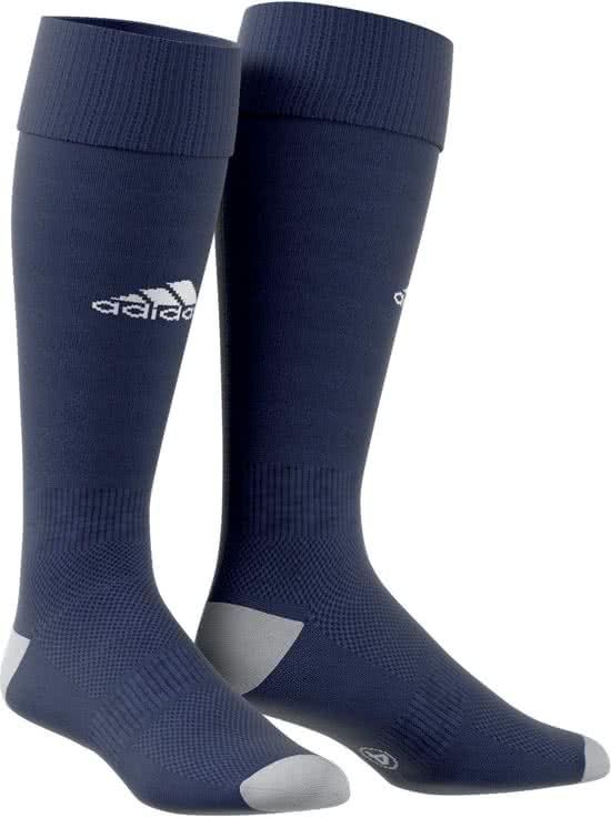 Adidas Milano 16 Sportsokken - Maat 46-48 - Unisex - blauw/wit/grijs
