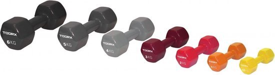 Toorx Toorx Vinyl Dumbbell 6 kg zwart