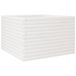 VidaXL Plantenbak 70x70x45,5 cm massief grenenhout wit
