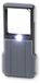 Icecat Loupe de poche LED - grossissement 5x - capot de protection - noir