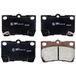Blue Print ADT342156 remblokkenset, 1 stuk | Compatibel met: LEXUS GS, IS C, IS II