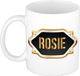Bellatio Decorations Bol Rosie naam cadeau mok / beker met gouden embleem - kado verjaardag/ moeder/ pensioen/ geslaagd/ bedankt