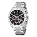 Festina F20668/4 Heren Horloge - Chronograaf - Mineraalglas - Roestvrijstaal/Staal - Zilverkleurig - Ø 44.5 mm - Quartz - Vouw/Vlindersluiting