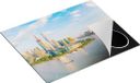 Chefcare Inductie Beschermer Skyline Shanghai Stad in China - 65x52 cm - Multicolor