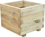 Intergard Bloembak plantenbak hout vierkant grenen 40x35x40cm