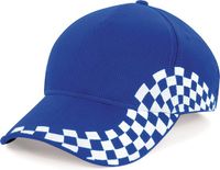 Beechfield Grand Prix Cap B159 - Bright Royal / White - One size