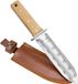 oCreon Barebones Gartenmesser Boden Schaufel 6 Zoll gezackte Klinge Pruner