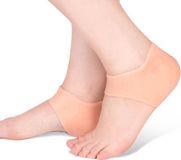 Hielbeschermers Goodies and Living Groothandel Hielbeschermers - 1 Paar - Beige - One size - Siliconen