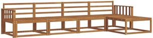 vidaXL - Salon d'angle - 5 places assises - Naturel - Bois d'acacia massif