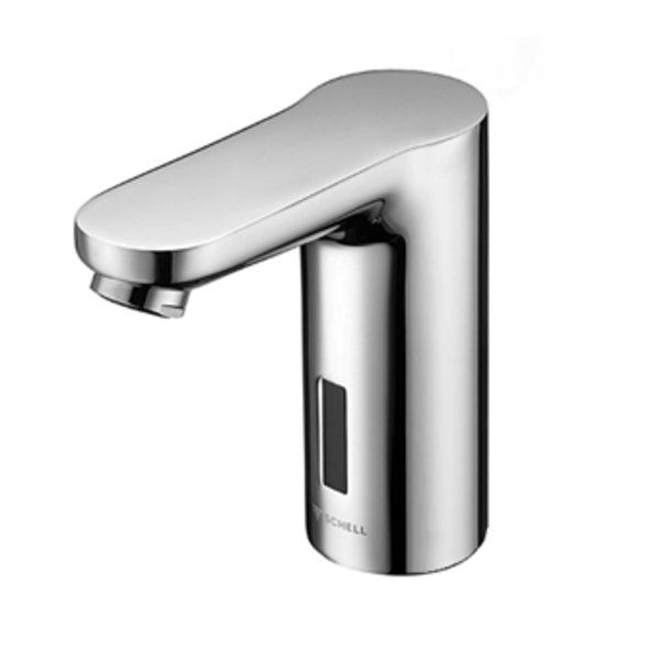 Schell Celus E electronische wastafelkraan koud water netvoeding Chroom
