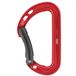 Petzl Spirit Mousqueton courbé avec système Keylock rouge