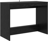 vidaXL Bureau Zwart Bewerkt Hout 100 x 45 x 75 cm