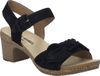 Josef Seibel Grace 11 Wandelsandalen Vrouwen Zwart Nubuck Hakhoogte 5-7cm Maat 36