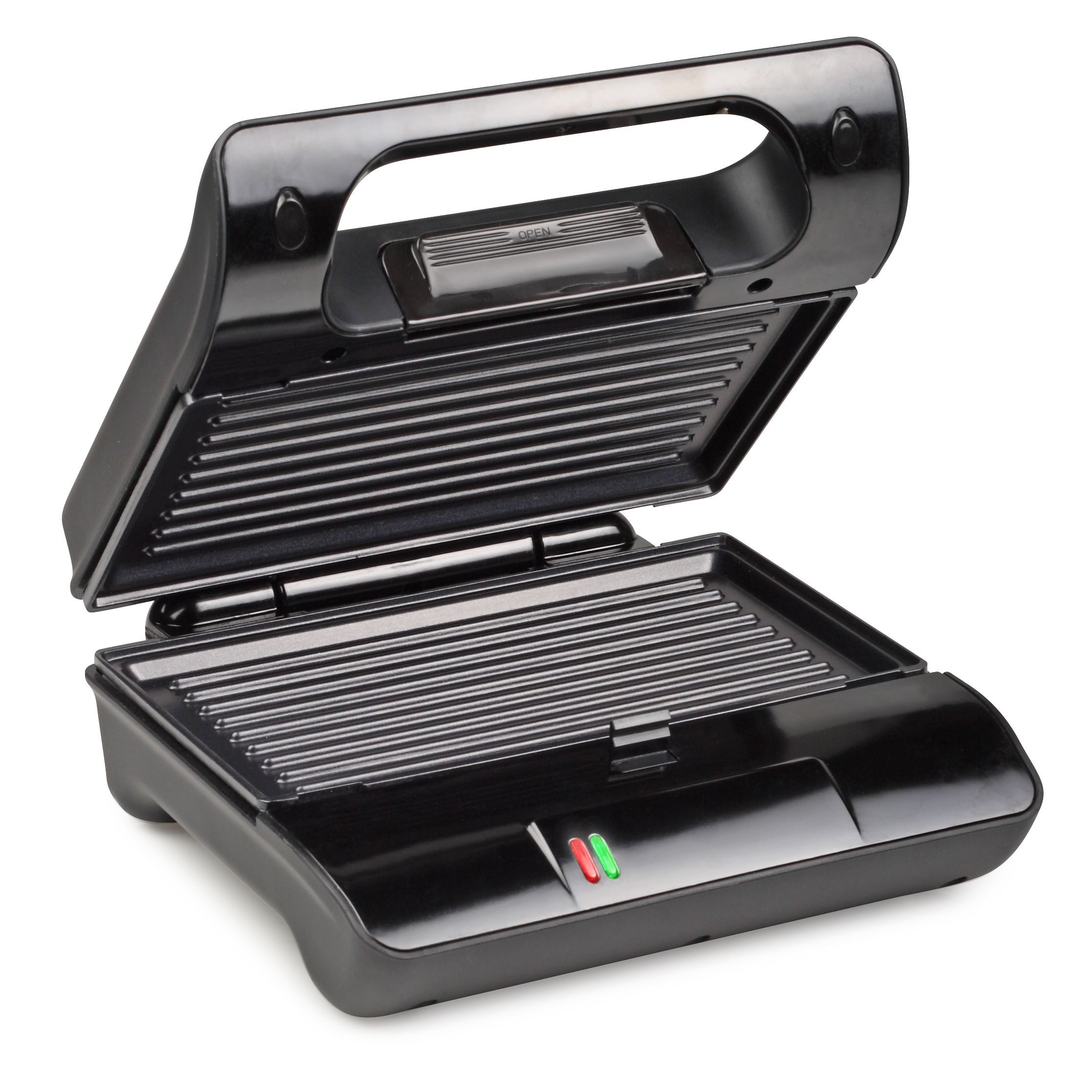 Princess 117000 Grill Compact - Black & Stainless Steel Grill with Non-Stick Coating