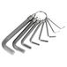 Wilman w1109 C 8-delig SAE Hex sleutelset 8-Piece SAE Hex Key Wrench Set