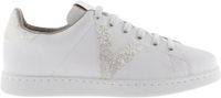 Victoria Leren sportschoenen tennis glitter wit 42