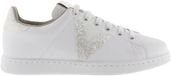 Victoria Leren sportschoenen tennis glitter wit 42