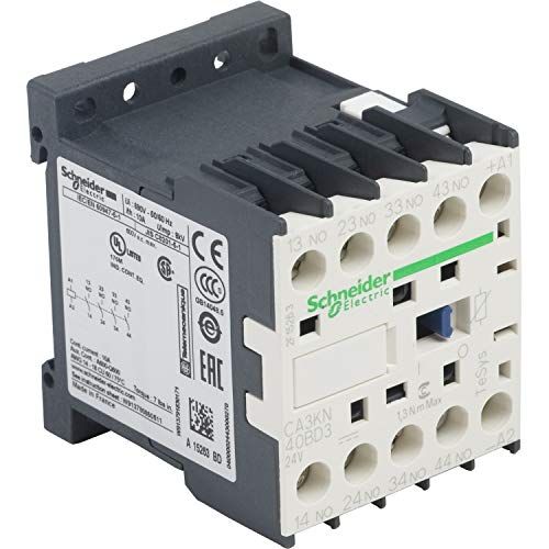 SCHNEIDER ELECTRIC CA3KN40BD3 TeSys CA3-K, 4 NA, gebruiksklaar 10 A, 24 V DC