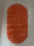 Badmat Graz, PVC, Oranje, roze, rood, 66,5 x 34 cm