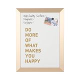 Bi-Office Kamashi Do More Magnetisch Whiteboard, Memobord met Goudkleurige Omlijsting MDF, 600x450 mm