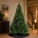 Bellatio Decorations kunst kerstboom - H180 cm - met kerstboomrok zwart - kunstboom