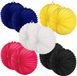 Boland Lampionnen van papier - rond - set van 15x stuks - Dia 22 cm - Versiering - mix van 5 kleuren