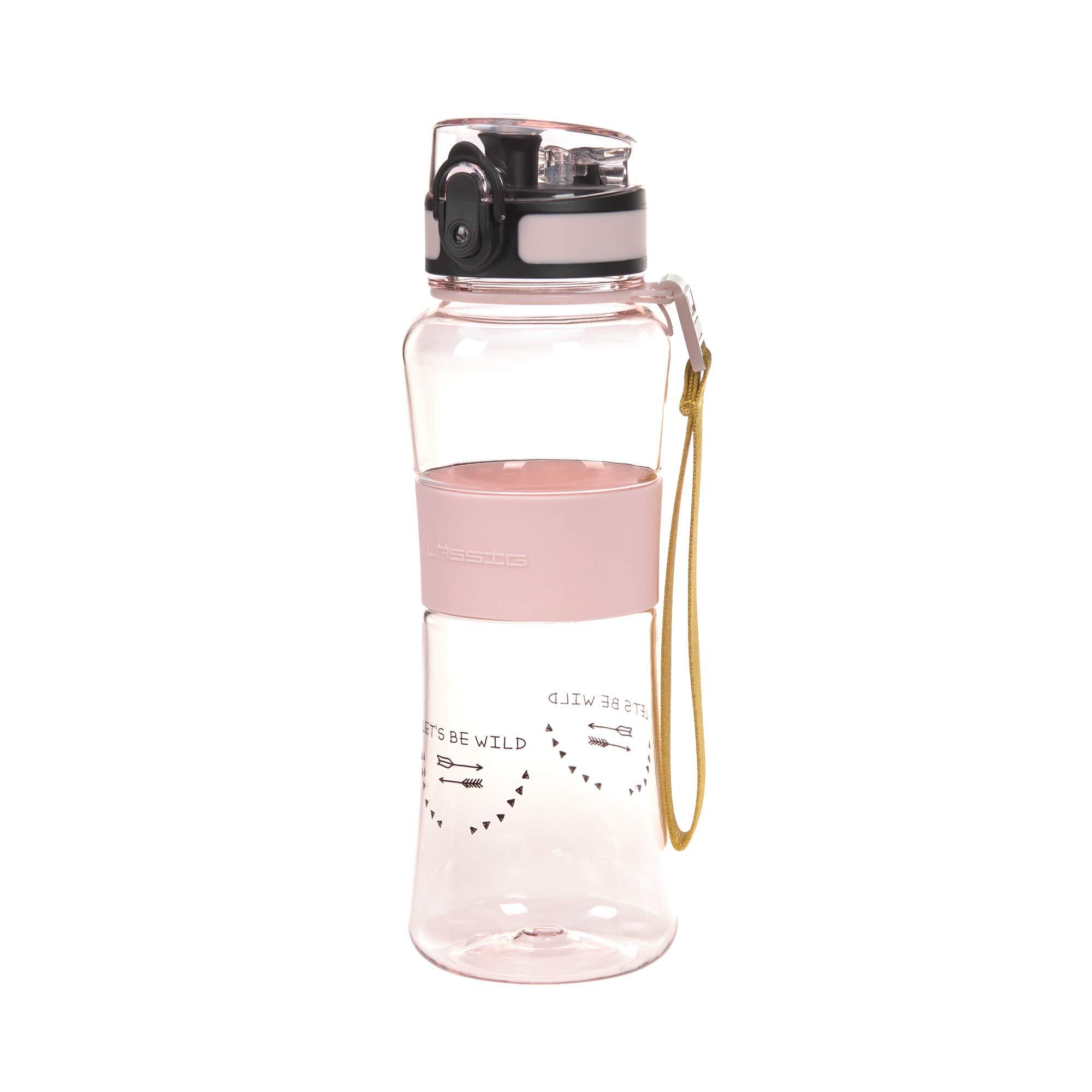 Lässig kinderdrinkfles Tritan, lekvrij, licht, BPA-vrij/Drinking Bottle Adventure 550 ml **Kinder** roze