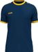 Jako One Shirt Korte Mouw Heren - Navy / Citroen | Maat: S