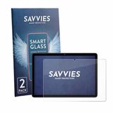 Savvies 2 Stuks Screenprotector - Geschikt voor fezawio F12 10.1" - Transparant