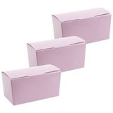 Santex Cadeaudoosje/Bonbondoosje - 12 x 6 cm - Bruiloft Bedankje - 100x Stuks - Lila Paars - 250 Gram