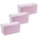 Santex Cadeaudoosje/Bonbondoosje - 12 x 6 cm - Bruiloft Bedankje - 100x Stuks - Lila Paars - 250 Gram
