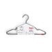 Rayen Antislip 6-pack nylon hangers 15,9 x 8,25 inch, metaal, grijs, 40,5x19,5 cm