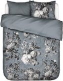 Essenza Floor Dekbedovertrek Katoensatijn Global grey - Lits-Jumeaux XL – 260x200/220 cm