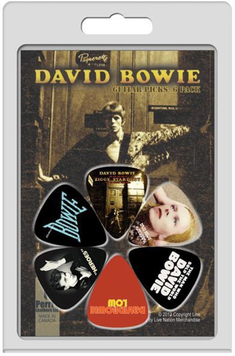 Perri's 6 pack plectrums David Bowie - 0881738124899